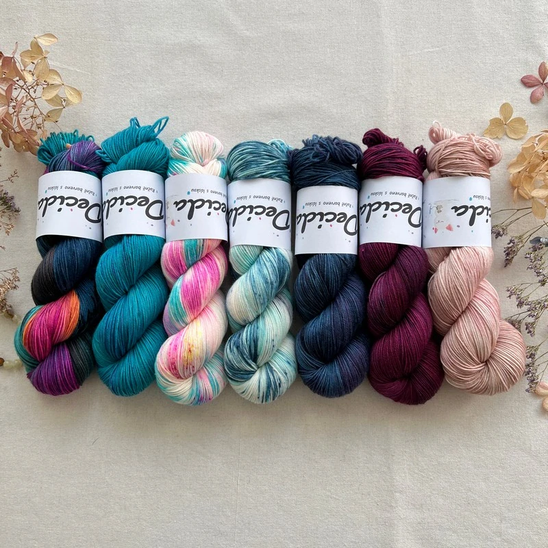 "Odlesky moře"  Super soft Merino sw/polyamid High Twist 400m/100g