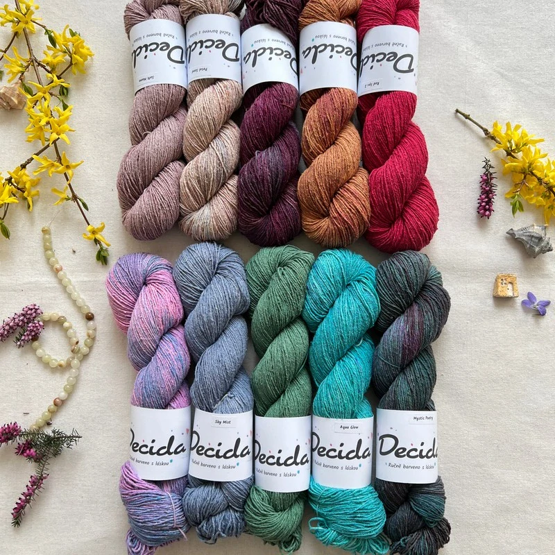 "Sky Mist" - Buretové hedvábí 300m/100g