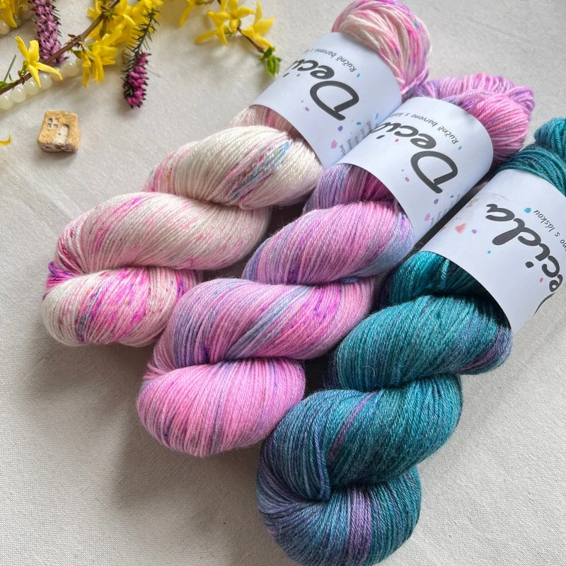 "Teal Bliss" - EXTRA Merino sw/polyamid/bambus 400m/100g