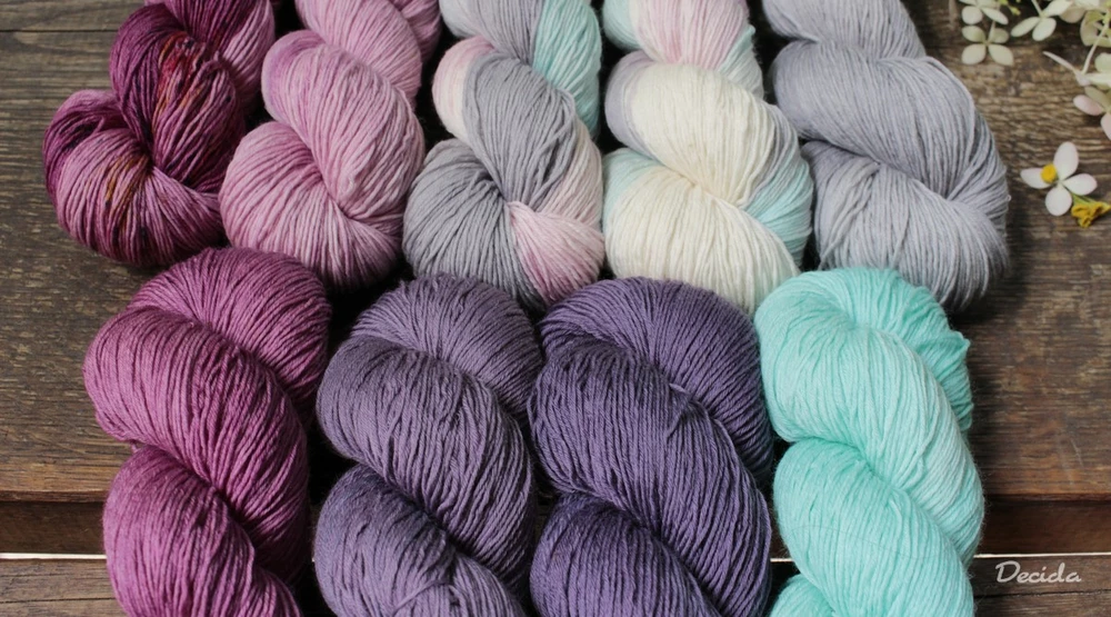 "Ledové sny tmavší" -  extra MERINO se sw 3mm