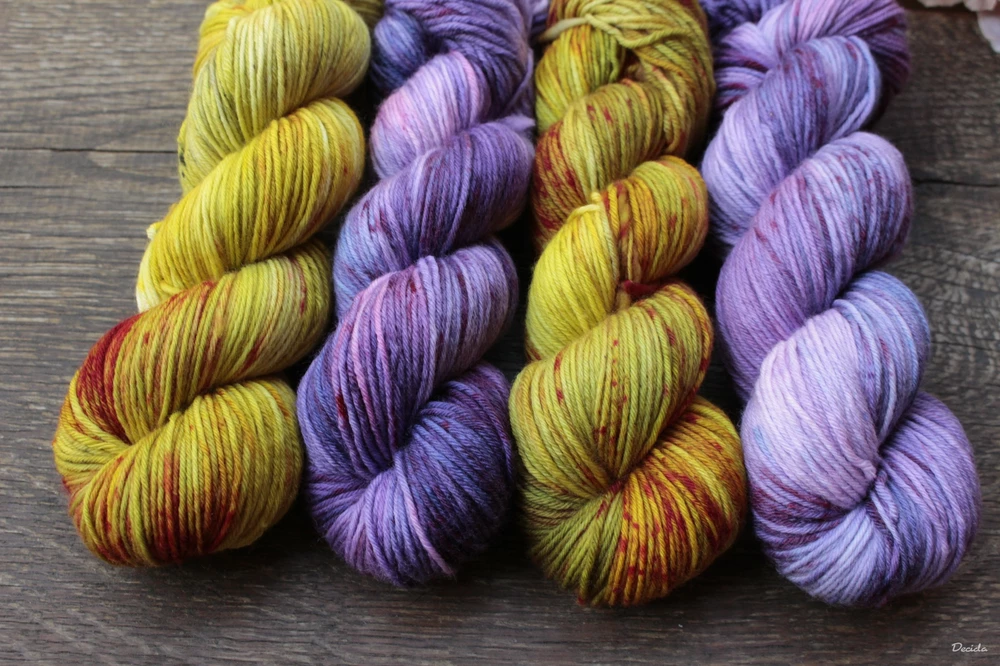 "Violet" - NOVINKA  Merino sw/polyamid 270m/100g