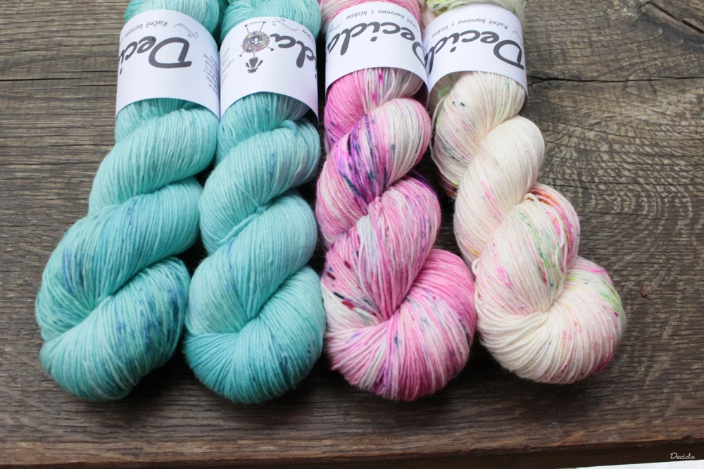"Light Pinkí crazy" -  extra MERINO se sw 3mm