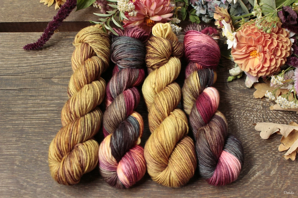 "Óda na podzim" - Merino sw/polyamid 4,5mm