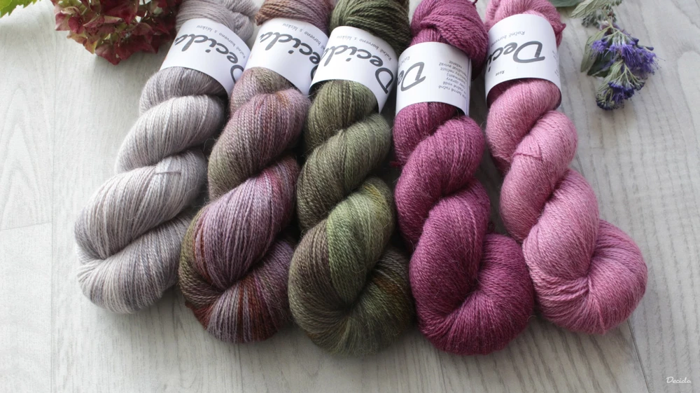 "Rose"- 50% merino/50% alpaka 500m