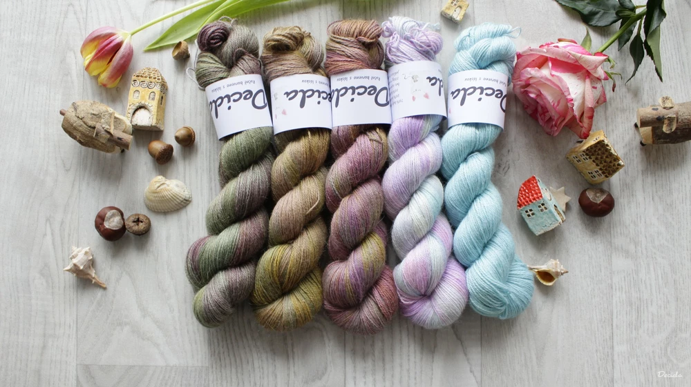 "Olive balm" 70%alpaka/10%kašmír/20%hedvábí 400m