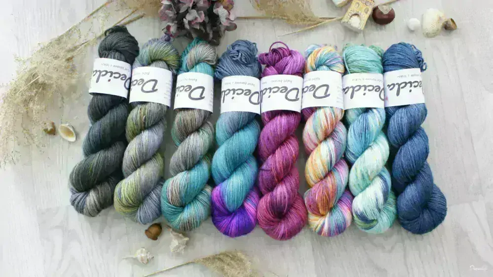 "Nebe" -  Merino sw/polyamid 270m/100g