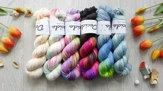 "Cute Unicorn" -  Merino sw/polyamid 270m/100g