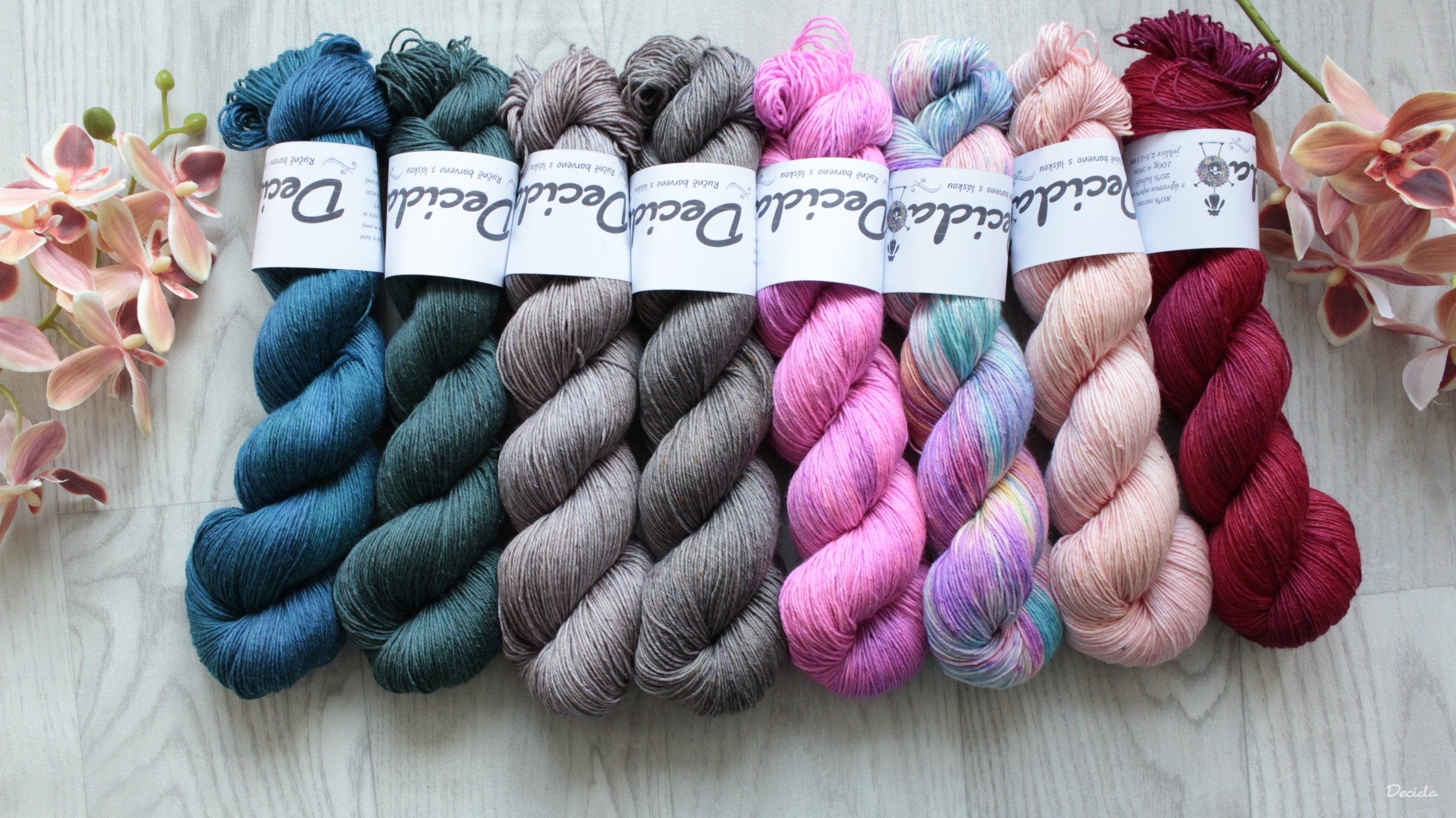 "Cascad" Merino/hedvábí 3mm