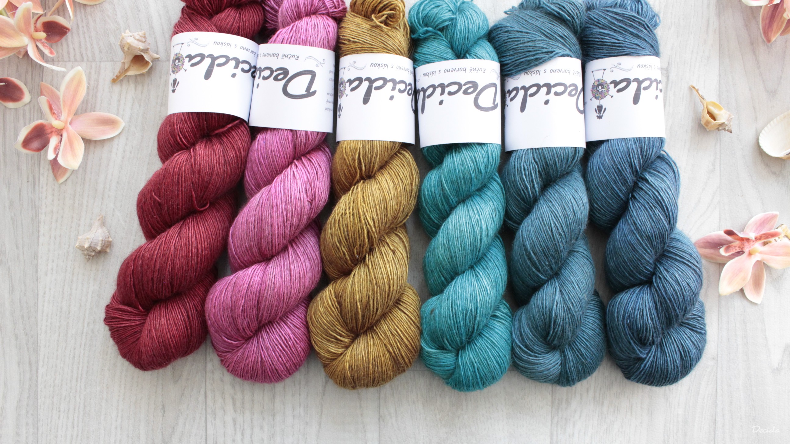 "Clarion" 120g -  65%merino 20%hedvábí a 15% yak