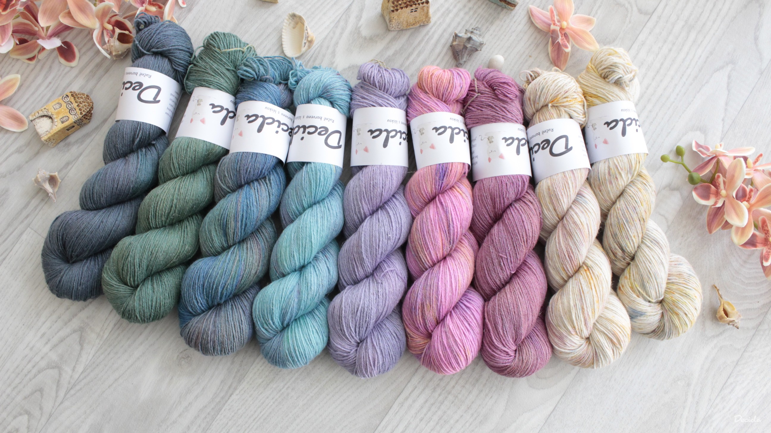 "Old Rose" -  80% Merino Easywash/20% Len 400m/100g