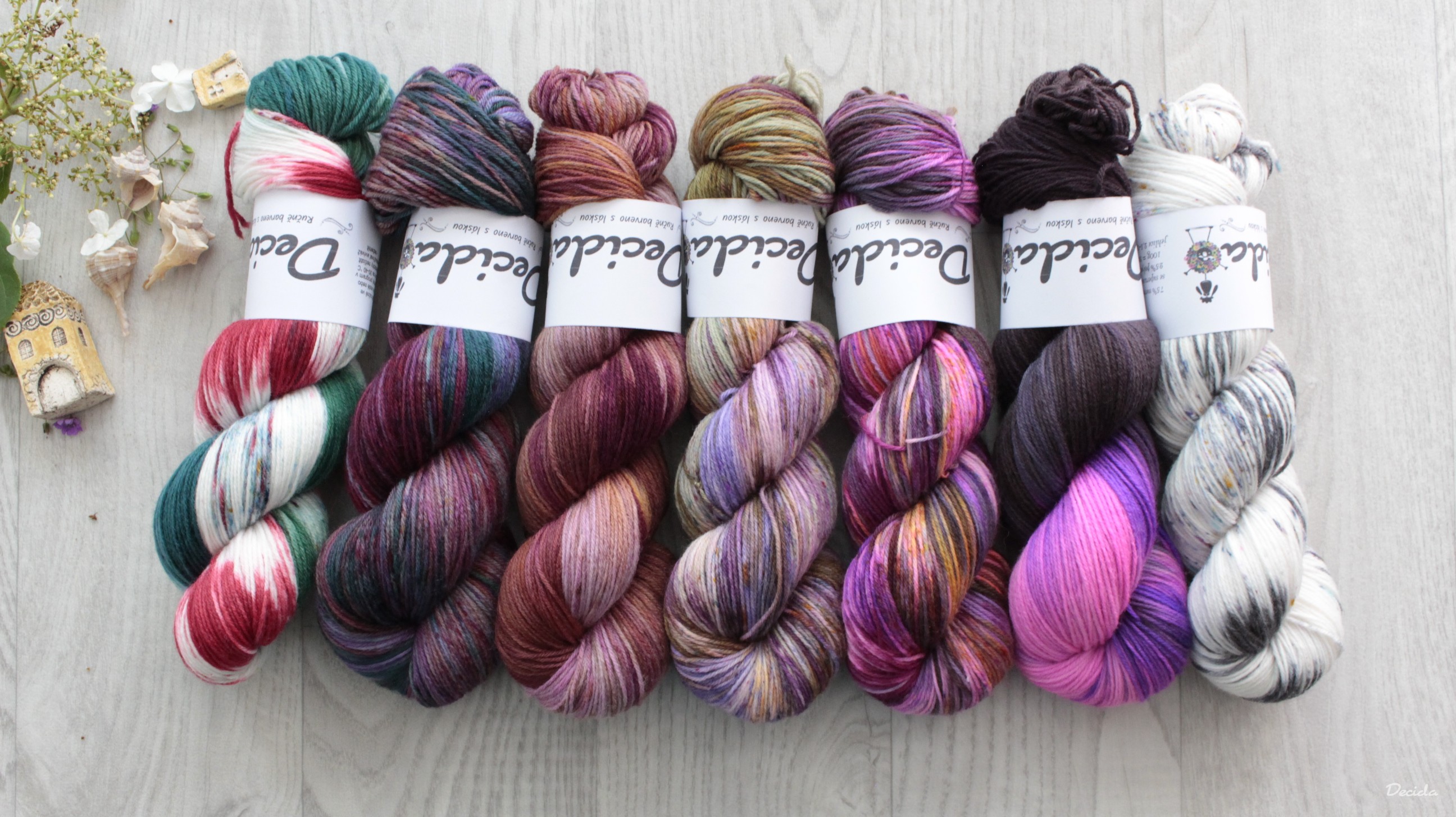 "August love" - EXTRA Merino sw/polyamid 365m/100g