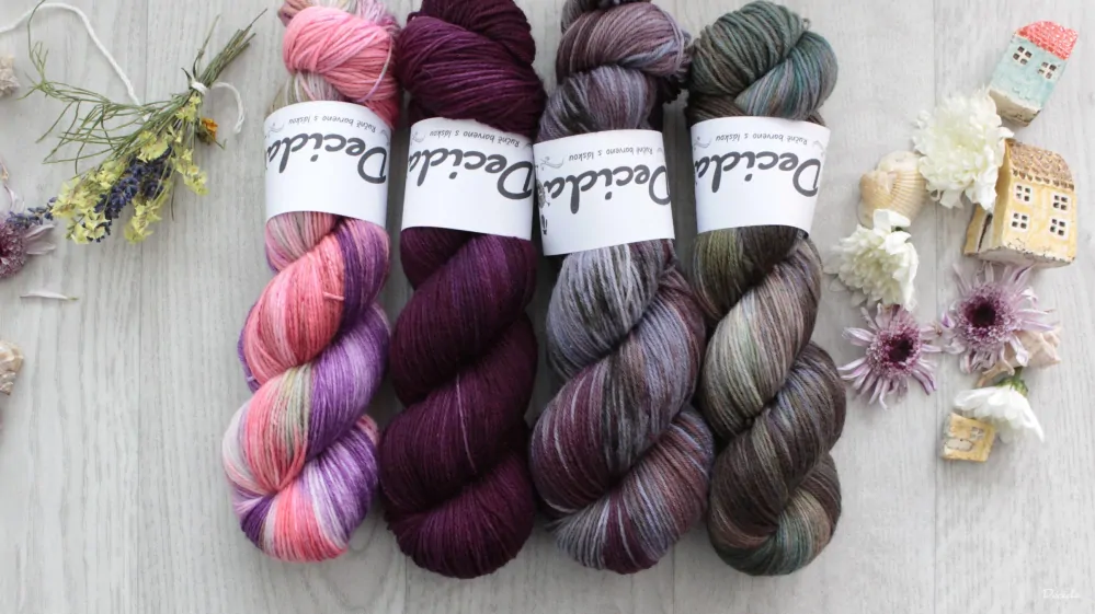 "Burgundy" - EXTRA Merino sw/polyamid 365m/100g