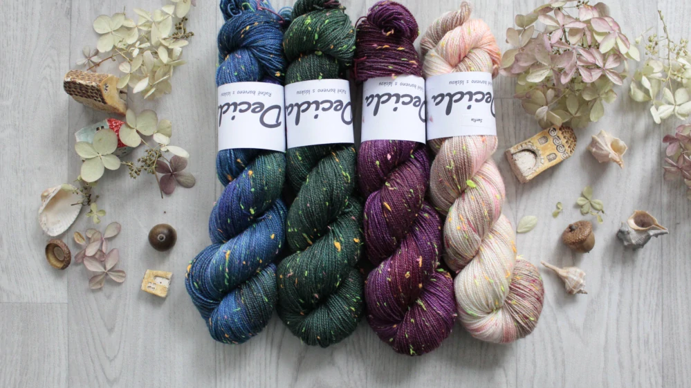 "Surfin" - merino a Donegal neps 400m