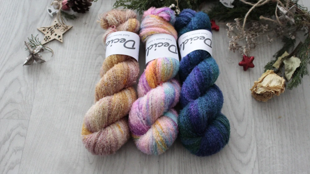 "Sweet gloria" - merino sw Boucle 450m/100g