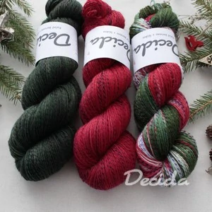 "Christmas Red" EXTRA Merino sw/polyamid 365m/100g Party