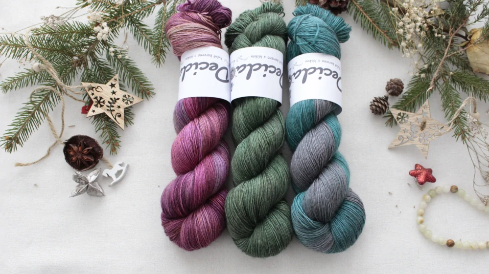 "Ataque de Pasión" 120g - 65%merino 20%hedvábí a 15% yak