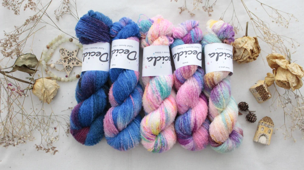 "Grieska" - merino sw Boucle 450m/100g