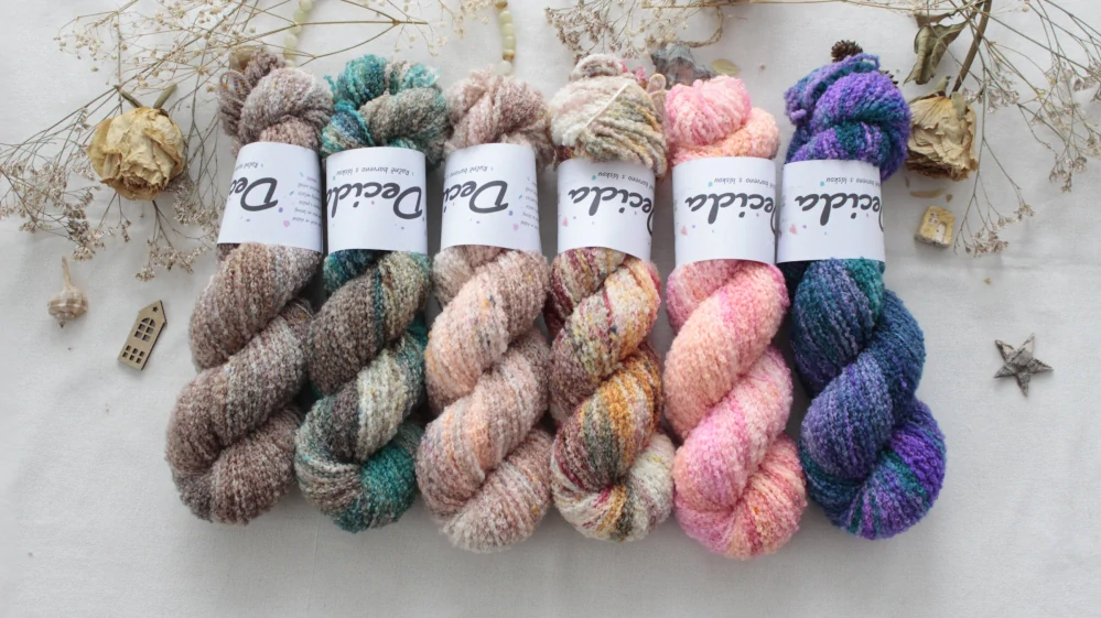 "Bahía" - merino sw Boucle 220m/100g